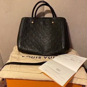 Louis Vuitton Elegant Black Monogram Crossbody